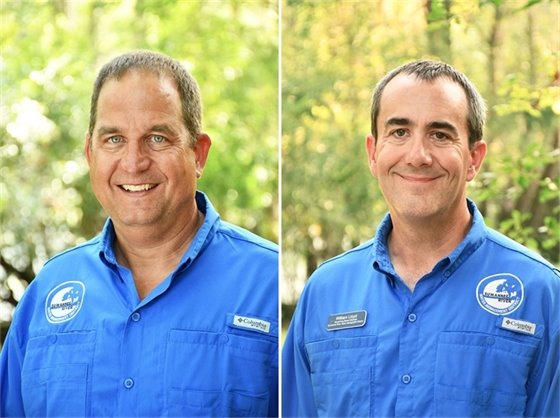 Photos of SRWMD Board Members Richard Schwab and William Lloyd